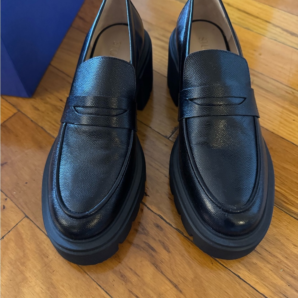 Black Leather Loafers